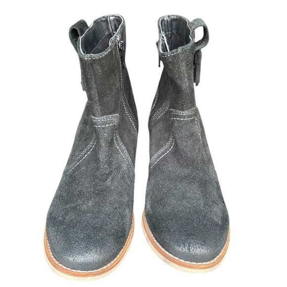 Crevo Linley Black Suede Distressed Booties I Size: 6 - Picture 4 of 11